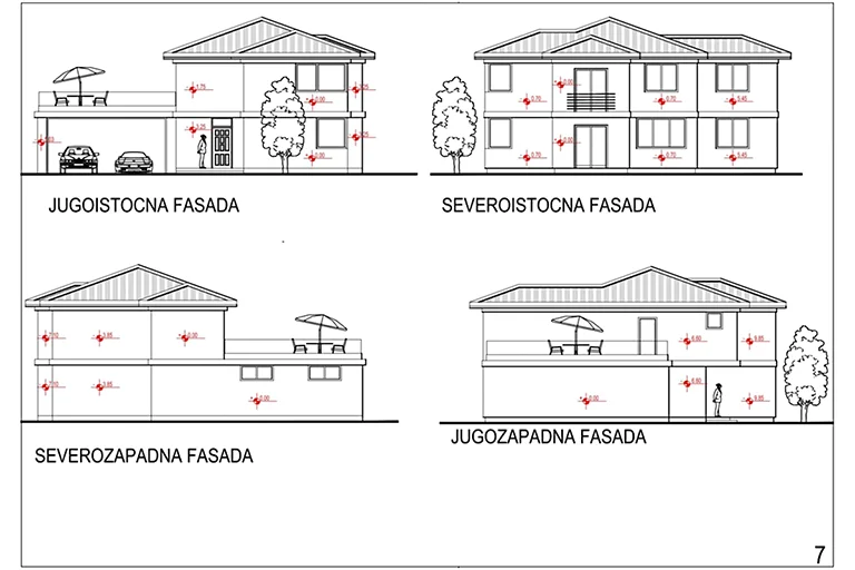 projektni crteži, idejna i tehnička dokumentacija